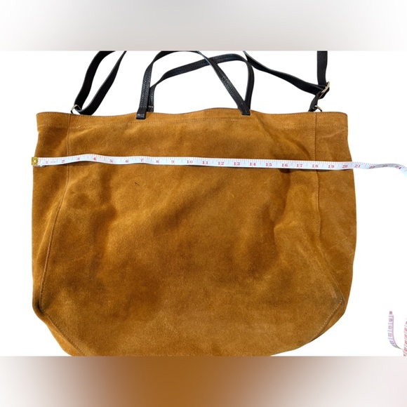 Mark & Graham Italian suede tote/crossbody - Picture 14 of 16